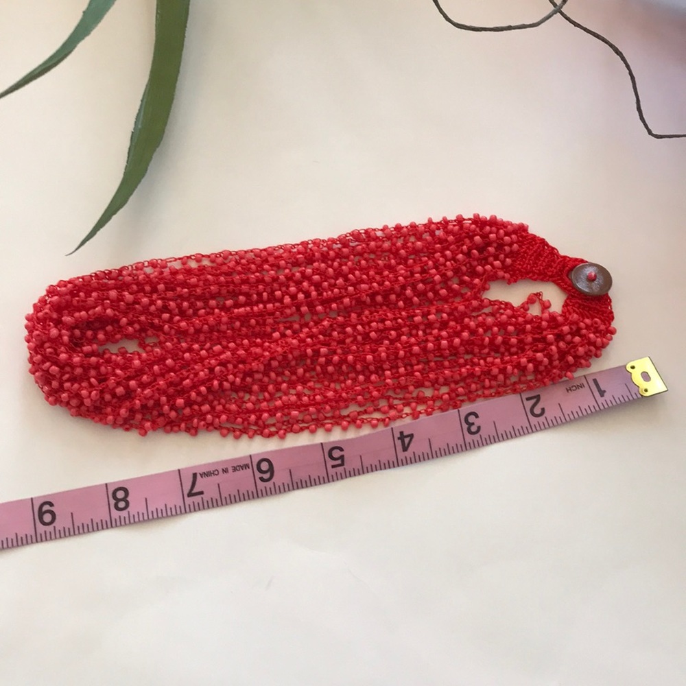 Multi Strand Beaded Necklace - Picture 7 of 7
